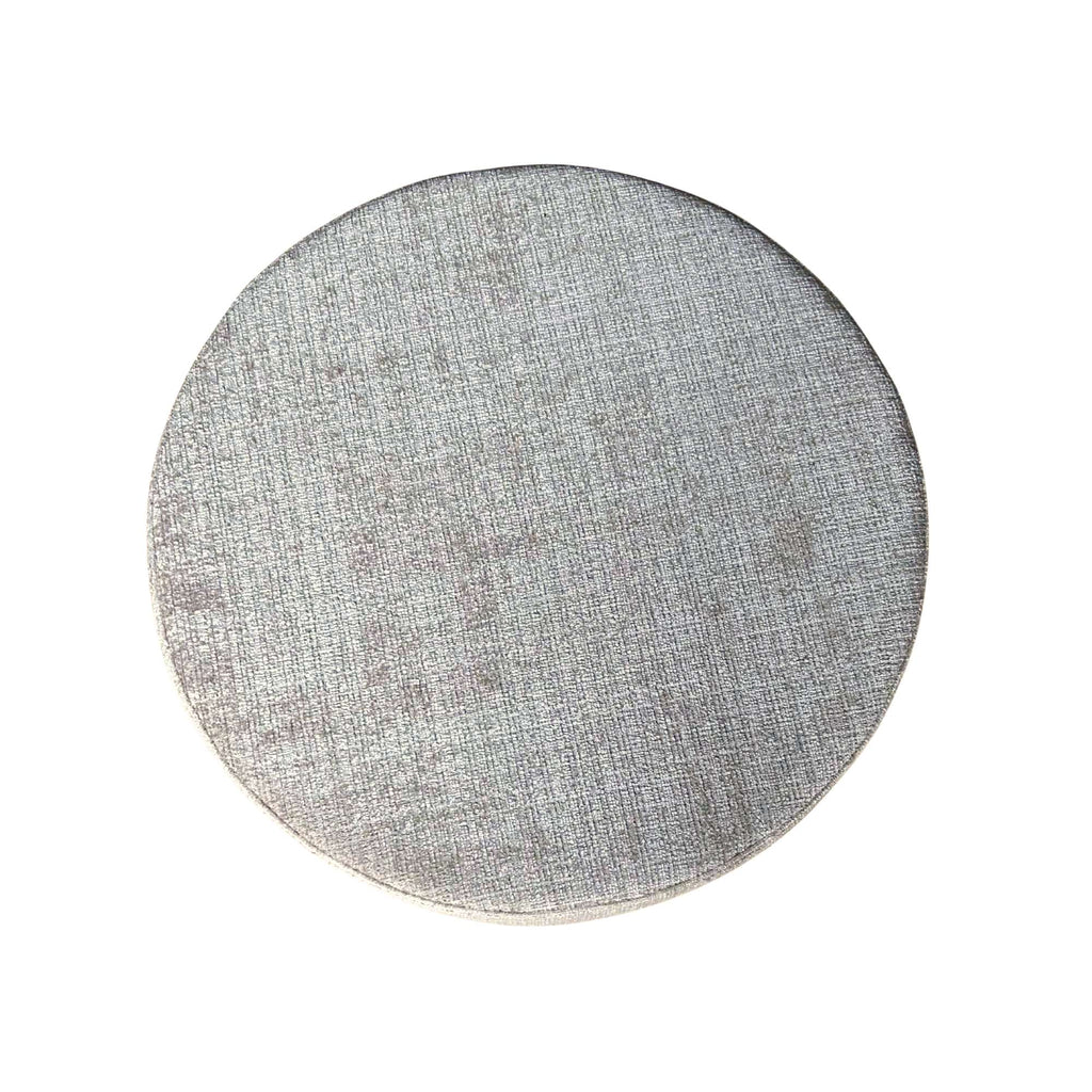 Runder Hocker Beige Ø80 cm – vielseitiger Sitzhocker, Pouf & Fußbank im modernen Design - MeinLieblingsplatz