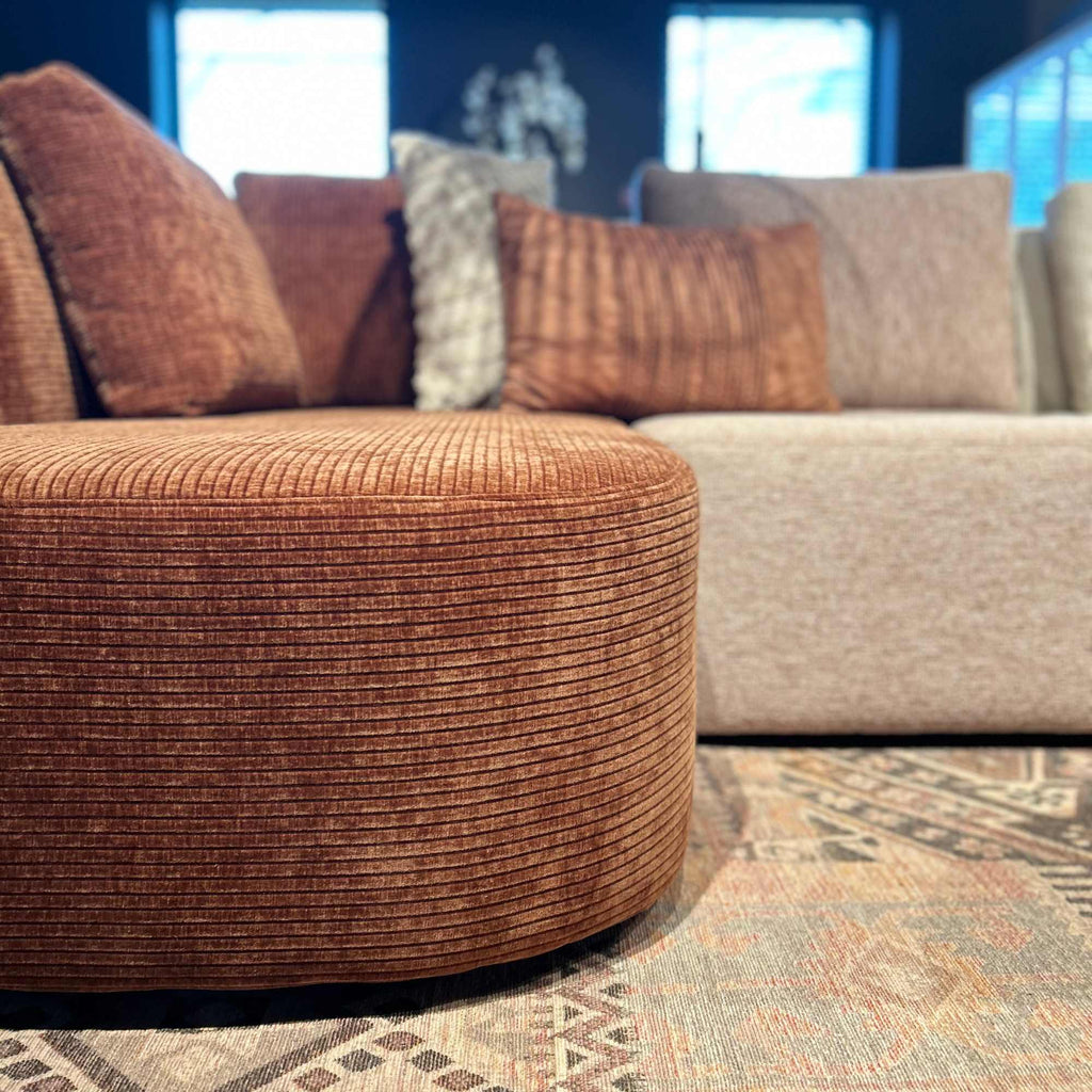 MeinLieblingsplatz Barcelona, Modular U-Sofa – stilvolles, großzügiges Sofa, 335 x 230 cm, farbenfroh & zeitgemäß