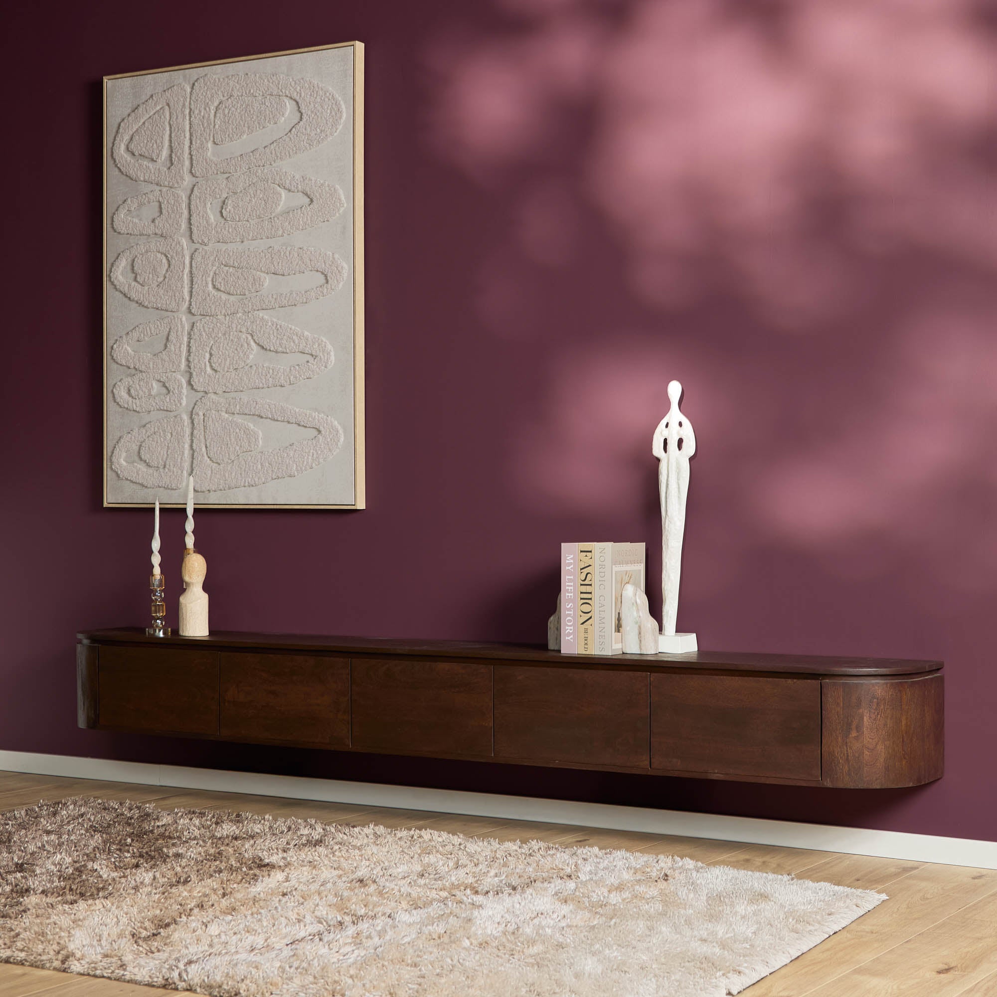 TV-Möbel Excellent Braun | 280 cm