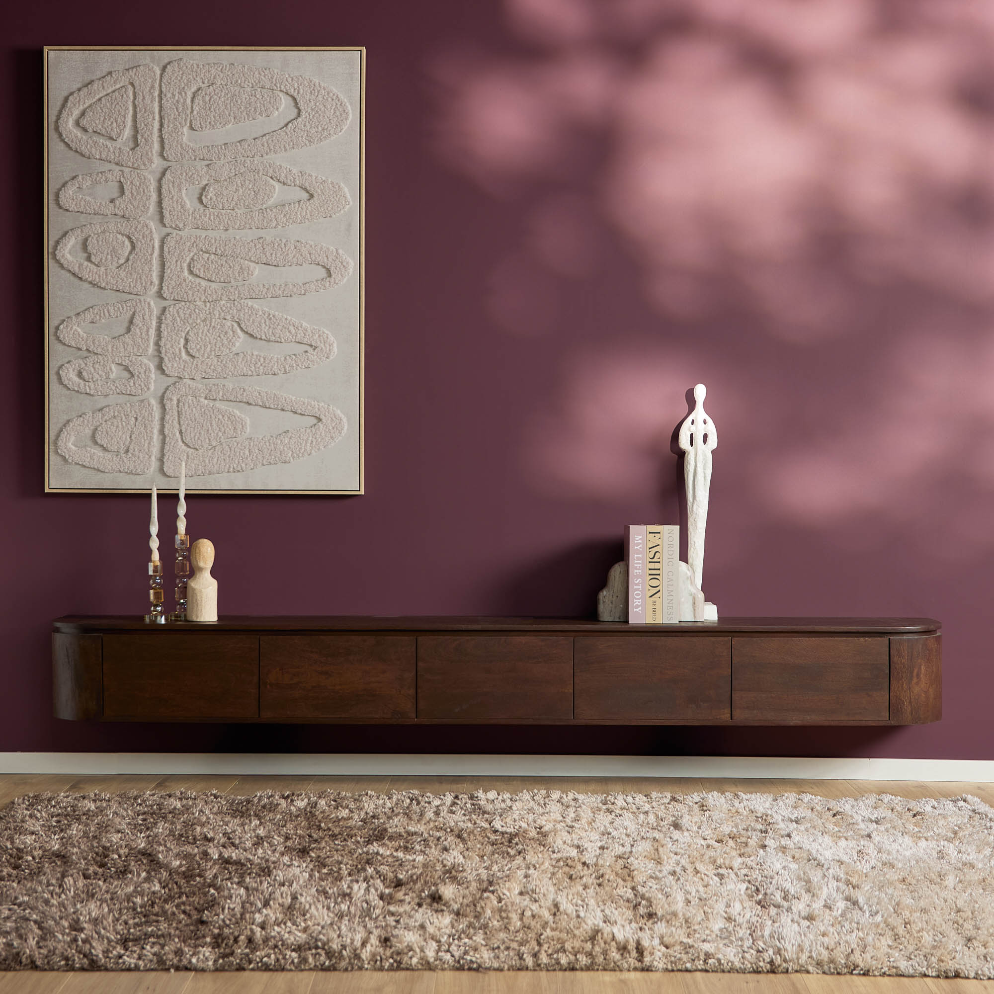 TV-Möbel Excellent Braun | 280 cm