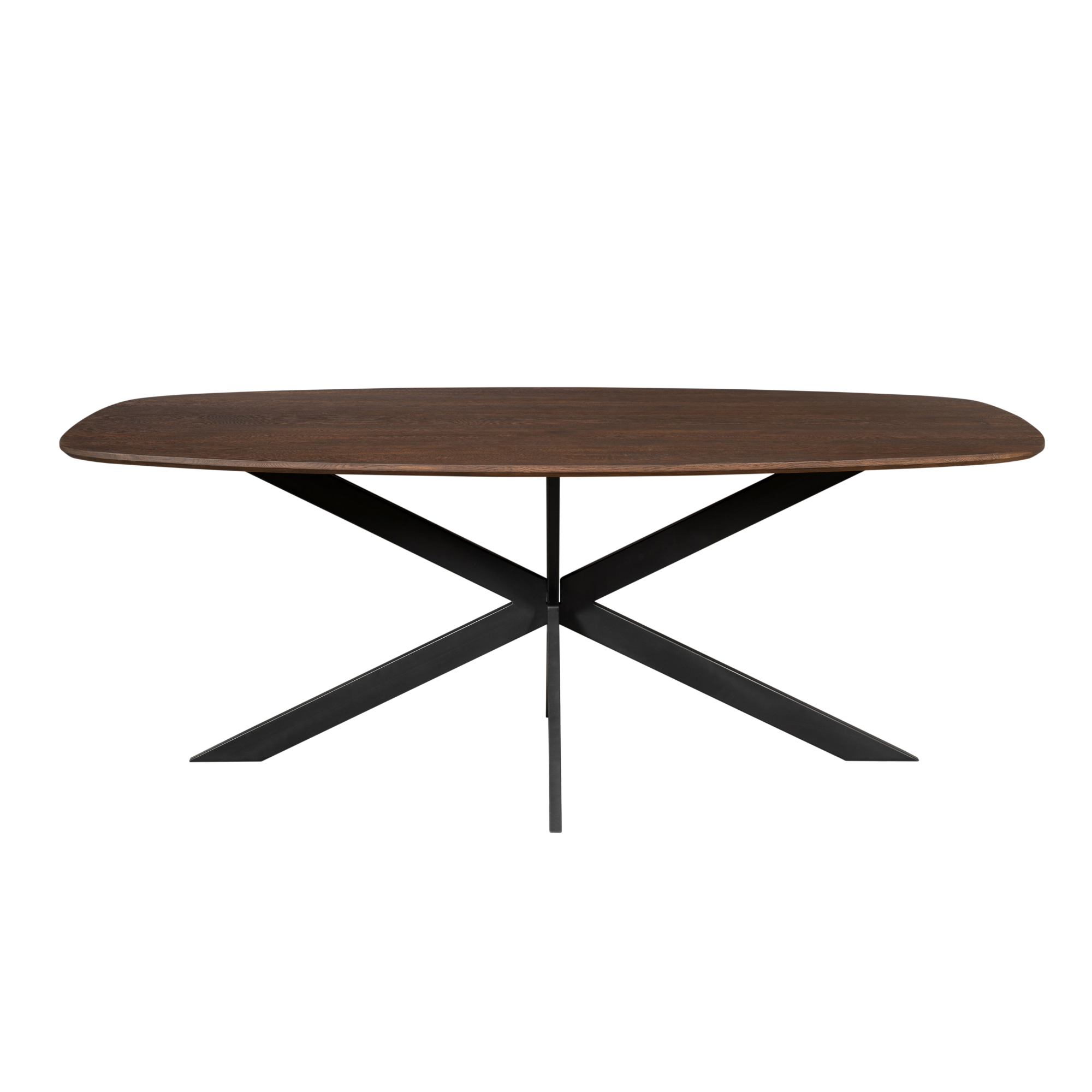 Eichen Esstisch Evoque | Dänisch Oval 180 cm | Braun