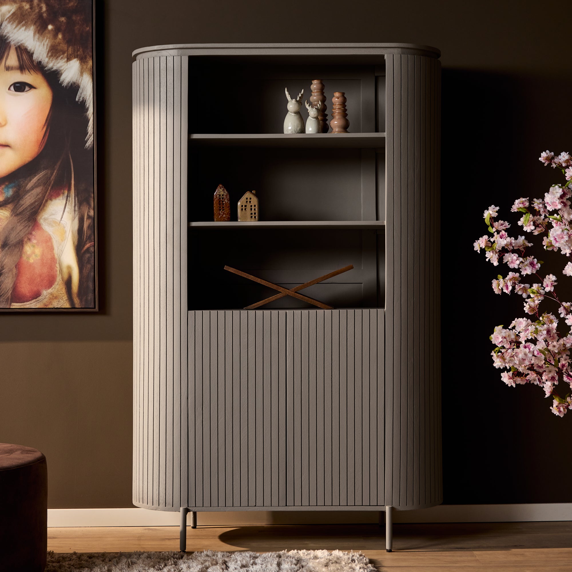 Highboard Sole | 115 cm | Taupe
