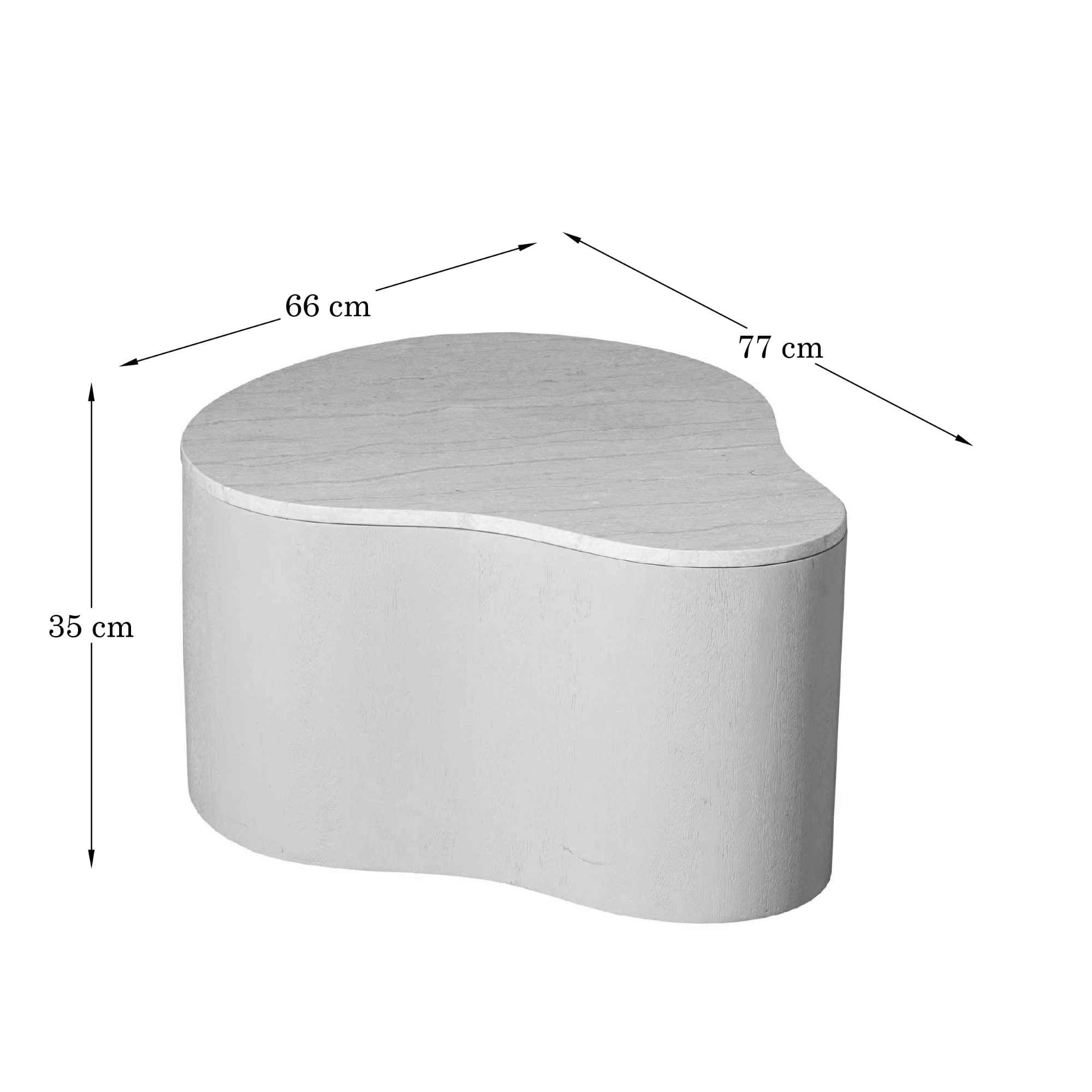 Couchtisch Lora | 77 cm | Sand