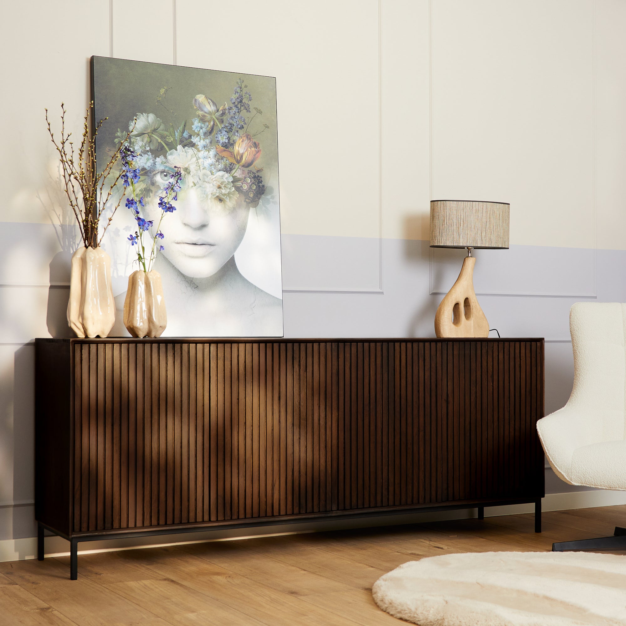 Sideboard Mandy Braun | 210 cm