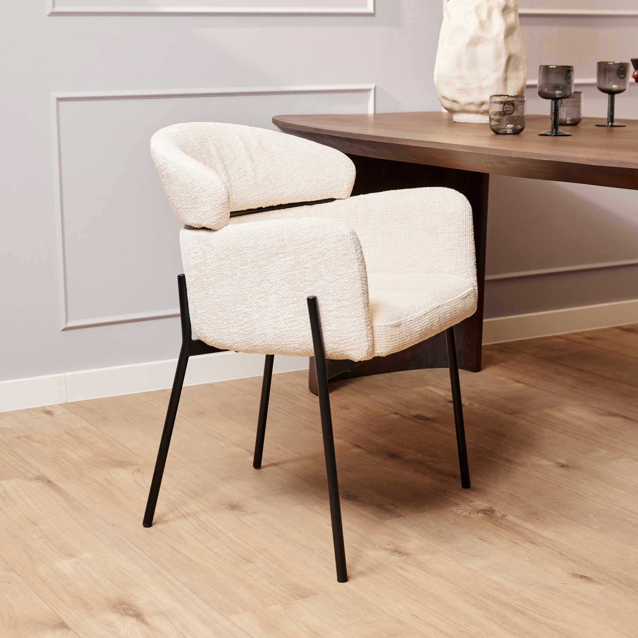 Esszimmerstuhl Otis | Off-White (2er-Set)