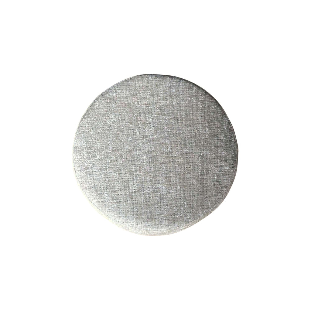 Runder Hocker MeinLieblingsplatz Creme– Pouf 60×32×60 cm, vielseitig als Sitzhocker, Fußhocker & Deko-Element