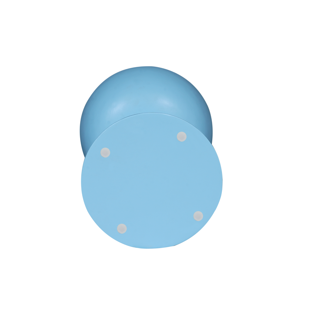 Beistelltisch Nilo Blau – Massives Mangoholz, individuelles Design, 30x30x42 cm