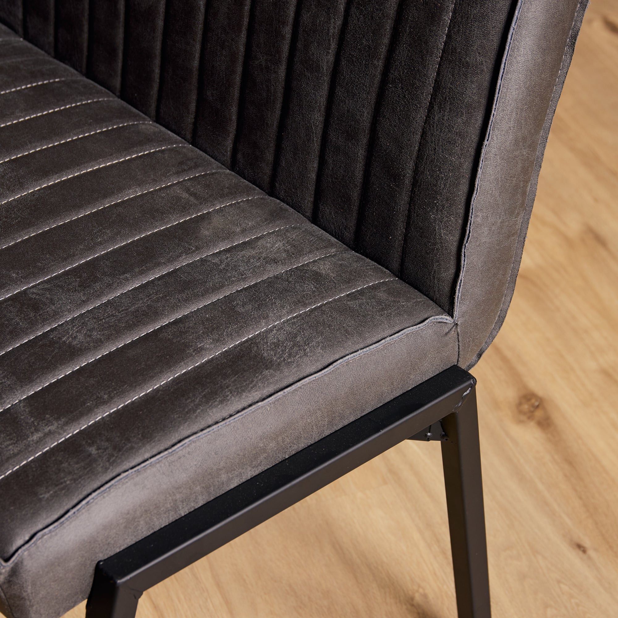 Esszimmerbank Molly Bull | 155 cm | Anthrazit