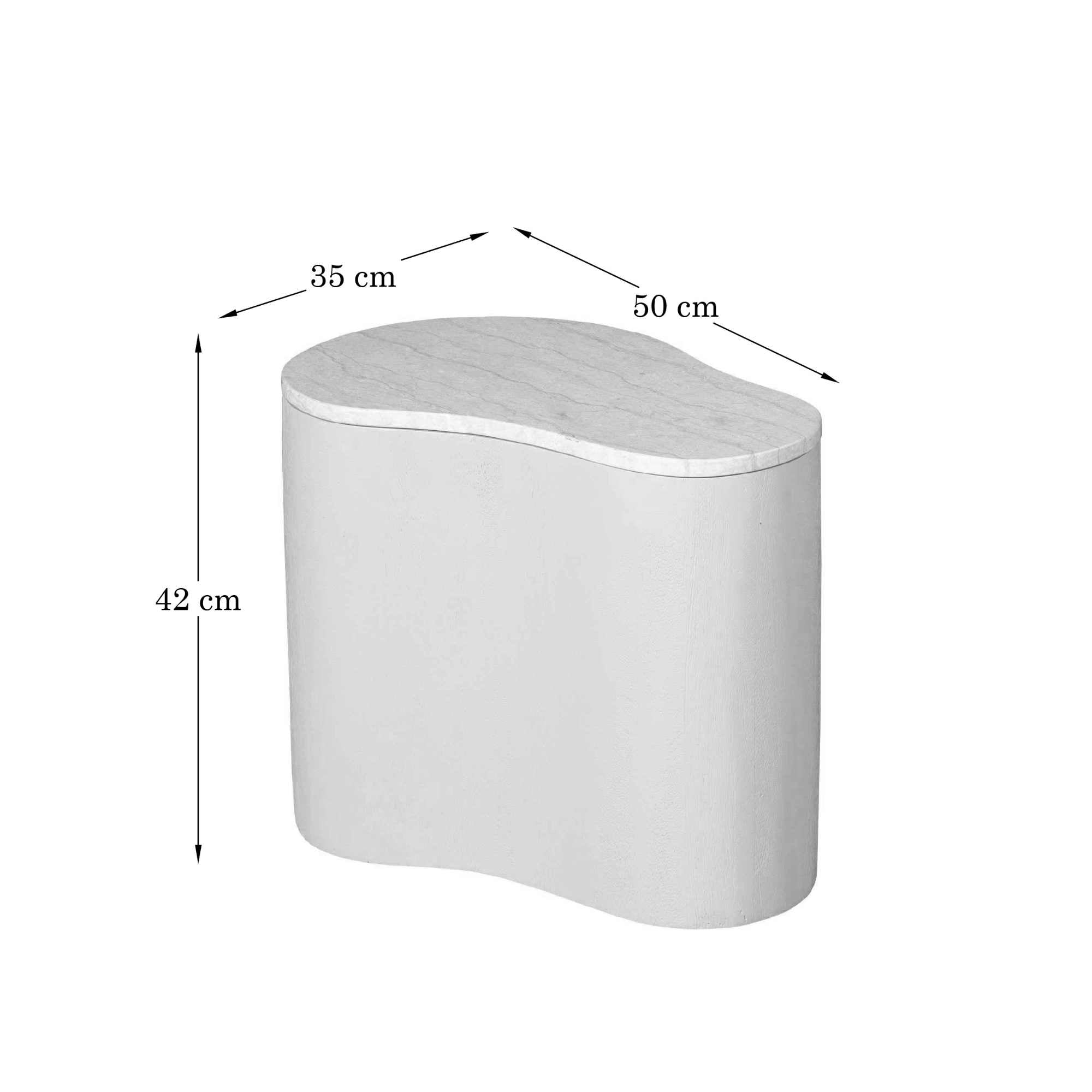 Couchtisch Lora | 50 cm | Braun